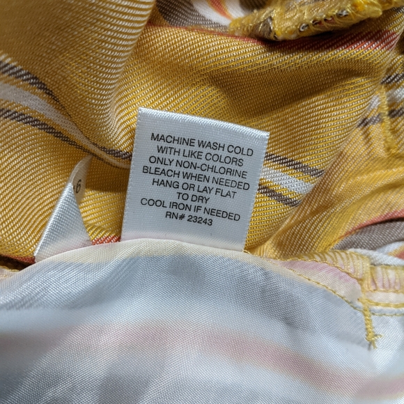 SOHO A New York & Co. Belted Paper Bag Pants Multi M - Picture 7 of 9